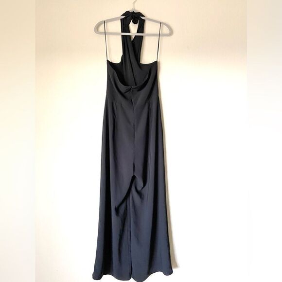 Amanda Uprichard Mezcal Black Jumpsuit Backless Size XL - Picture 8 of 13